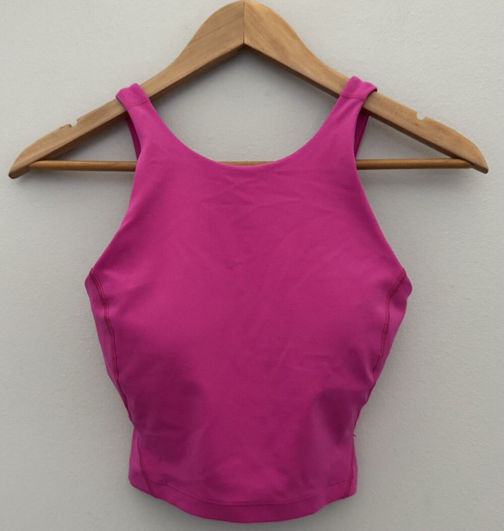 Lululemon Align High-Neck Tank Top Sonic Pink Size 2